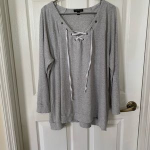 Gray Lane Bryant Sweater. Soft!!